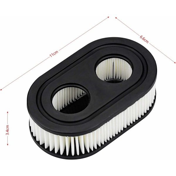 2 stk. Luftfilter til plæneklipper til 550E-550EX Briggs & Stratton 7984
