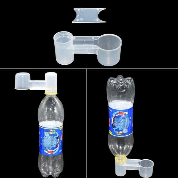 Vattenautomat, 20 st plastfågelbursskål kyckling läskvatten Bo