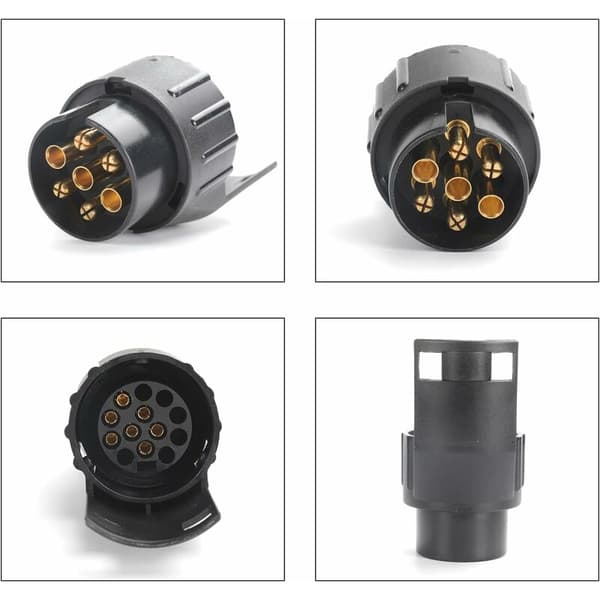 7/13 Trailer Stikkontakt, 7-polet til 13-polet Adapter