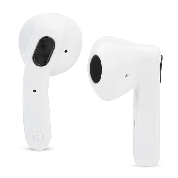 Bluetooth 5.0 Trådløse Hodetelefoner Bærbar Ring-Pull Kan Form Binaural Stereo Lyd Ørepropper Blå