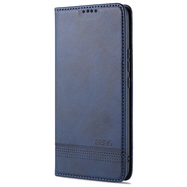Xiaomi Mi 11 - AZNS Läder Flip Fodral - Blå Blue Blå