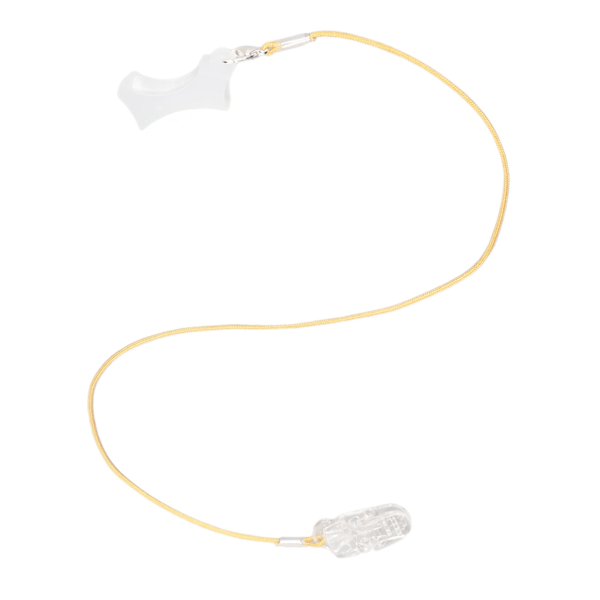 Hörselhjälpmedel Anti-förlust Snodd Nylon Orange Rep Transparent Clip Hörselapparat Clip Monaural