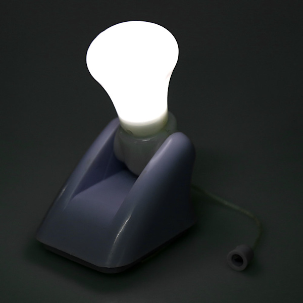 2 st LED-lampor för garderob med dragkedja, batteridrivna, för nödbelysning