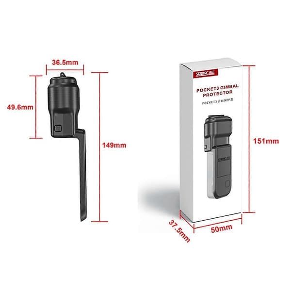 Gimbal skyddsfodral för Pocket3 Gimbal skyddsfodral skärmskyddsfodral