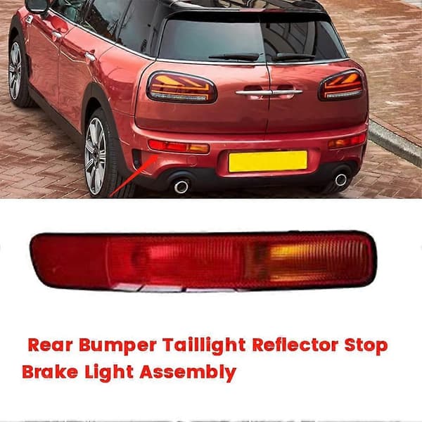 Bil bakre støtfanger baklysmontering for MINI F54 Reflektorlampe Stopp Bremselys med pære 63217484101 L