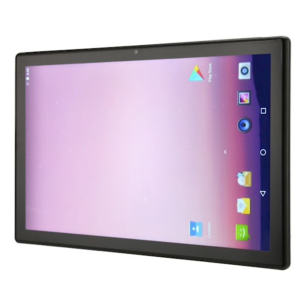 10,1-tums Tablet HD 1960x1080IPS för Android11 8-kärnig CPU 2,4 5GWiFi Dual Band 8MP 20MP Dubbel Kamera Tablet 100‑240V Svart EU-kontakt