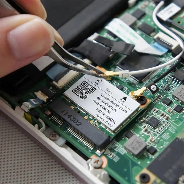 Dual Band Mini Pcie RTL8822CE 1200 Mbps WiFi-kort Bluetooth 5.1 Trådløs adapter 802.11ac for bærbar PC/PC Wind 10/11