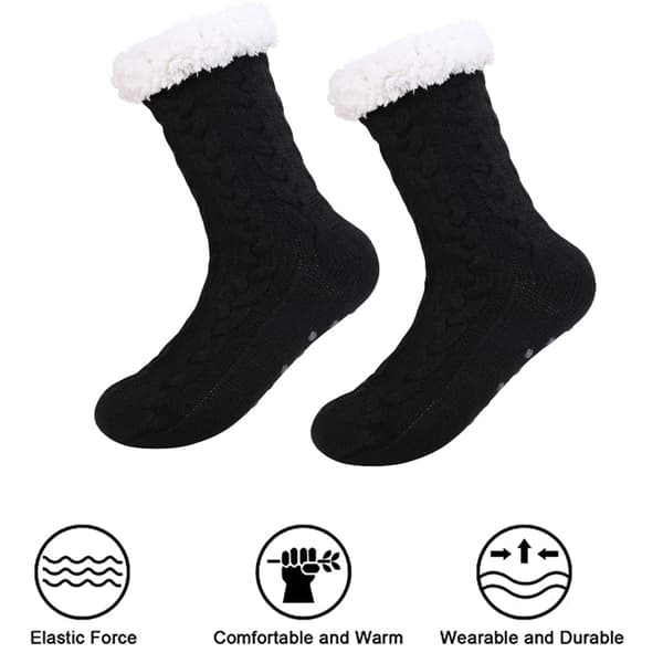 Fuzzy Sutsko Strømper Fluffy Hyggelige Vinter Varme Strømper.