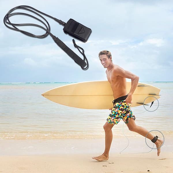 Surfkoppel 251cm Rak Surfing Sup Koppel, Hållbar Sladd Premium