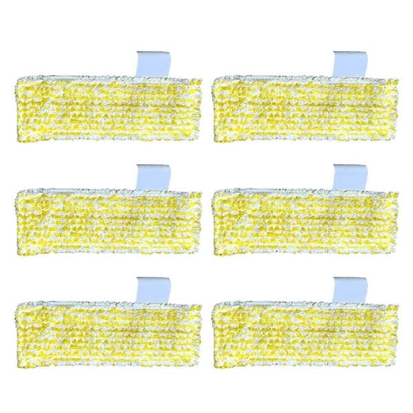 6 stk. udskiftning mikrofiber moppeklud til Easy Fix SC2, SC4, SC5 damprensere del moppepuder B