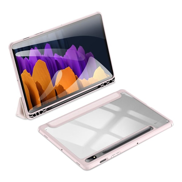 DUX DUCIS Samsung Galaxy Tab S7 / Tab S8 Fodral TOBY Pennhållare Rosa