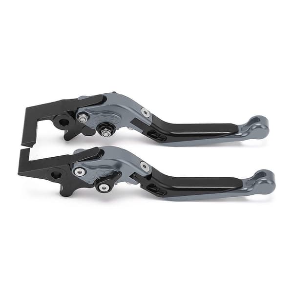 2st Motorcykel Broms Kopplingshandtag Justerbar CNC Aluminiumlegering Ersättning för ADV150 2019-2021 Grå