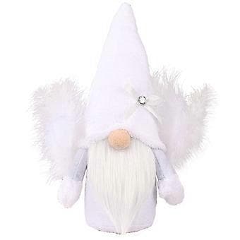 Jul Tomte Docka Ängel Tema Tomte Docka Dekorativ Tomte Docka Julgransprydnad