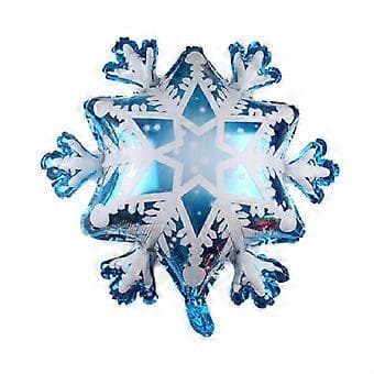 5 stk. snøfnuggformet aluminiumsfolieballong