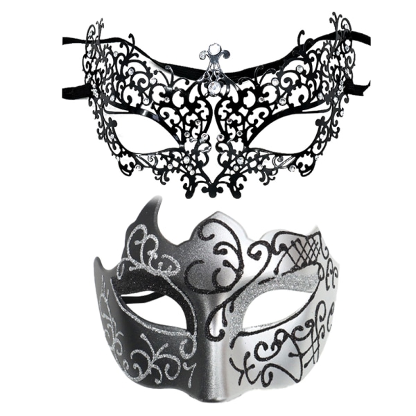 One Pair Couple's Gorgeous Masquerade Masks sexig ögonmask