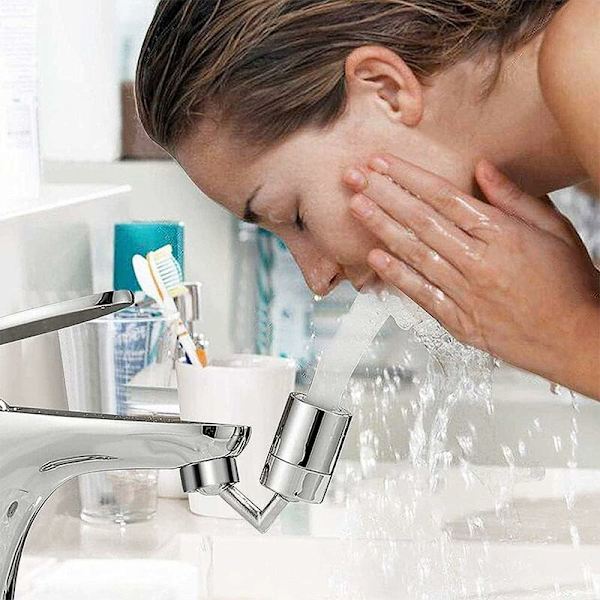 Universal Anti-Splash Vannkranfilter, 720° roterende sprøytehode