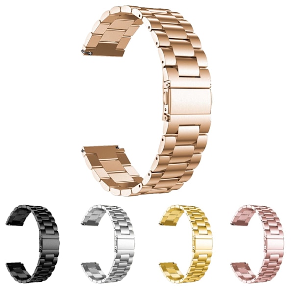 SKALO Länkarmband till Samsung Watch Active2 40mm - Fler färger Rosa guld Rosa guld