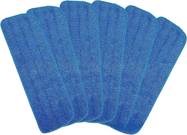 Förpackning med 5 ersättningsmoppdukar kompatibla med Bona-moppar Pack of 5