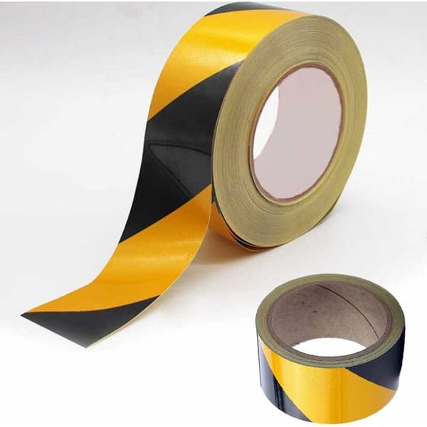 Scotch Gult og Sort Selvklæbende Reflekterende Tape 50mm x 25M