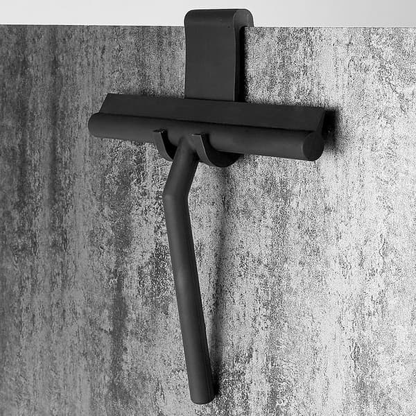 Svart Silikon Duschraka för Badrum 21*16cm (Med Praktisk