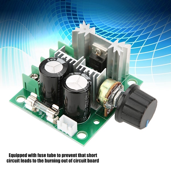12V-40V 10A PWM DC Motor Guvernör Steglös Variabel Hastighetsbrytarmodul
