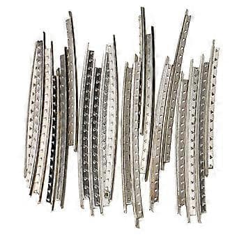 21x Basgitarrer Koppar Bandtråd Set 2.7mm Förskuren Bredd Silver()