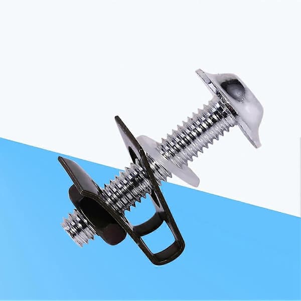 10x Motorcykel M6 6mm Billet Aluminium Kåbebolte Spire Speed Fastener Clips
