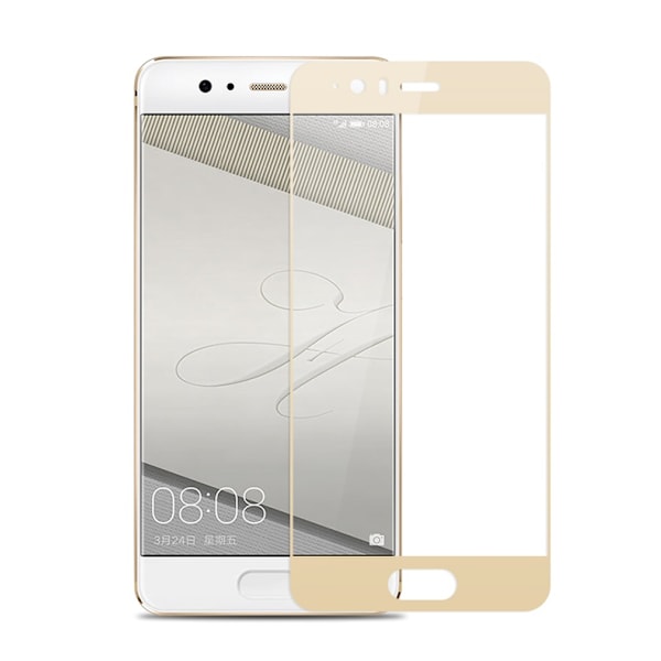 Huawei P10 Plus Härdat glas 0,3mm Guld Transparent