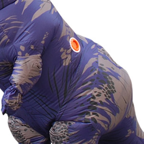 Uppblåsbar Dinosauriekostym Cosplay Fancy Dress Halloween Barn Grön Vuxen purple kids purple kids