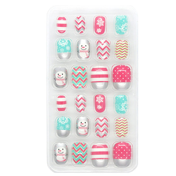 Nails Christmas Red Press on Nails， Nails for Girls