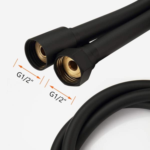 Fleksibelt dusjhode, dusjslange, anti-twist 1,8 m, PVC