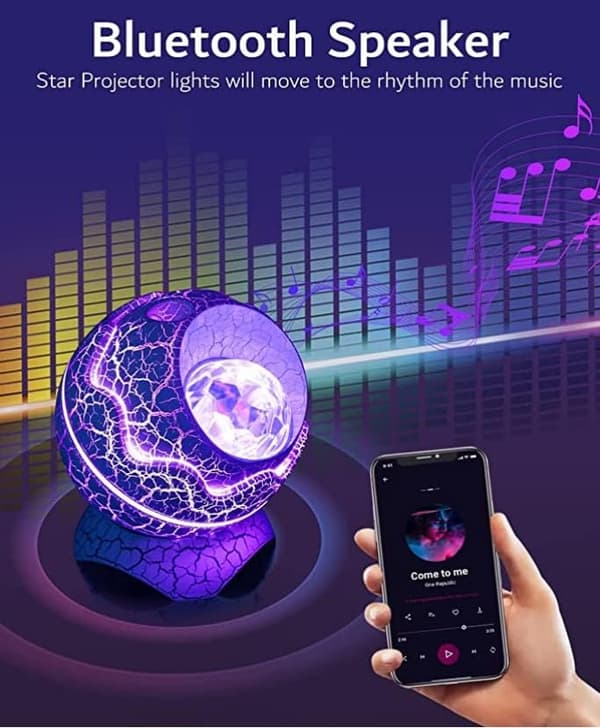 Dinosaur Egg Starry Sky Galaxy Planetarium LED-projektor med fjernkontroll