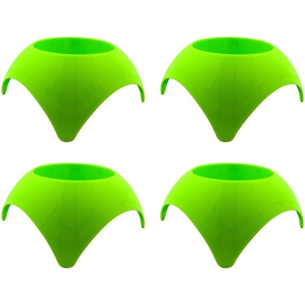 Strandsemester Tillbehör Turtleback Sandunderlägg Dryckeshållare, 4-pack Lime Green