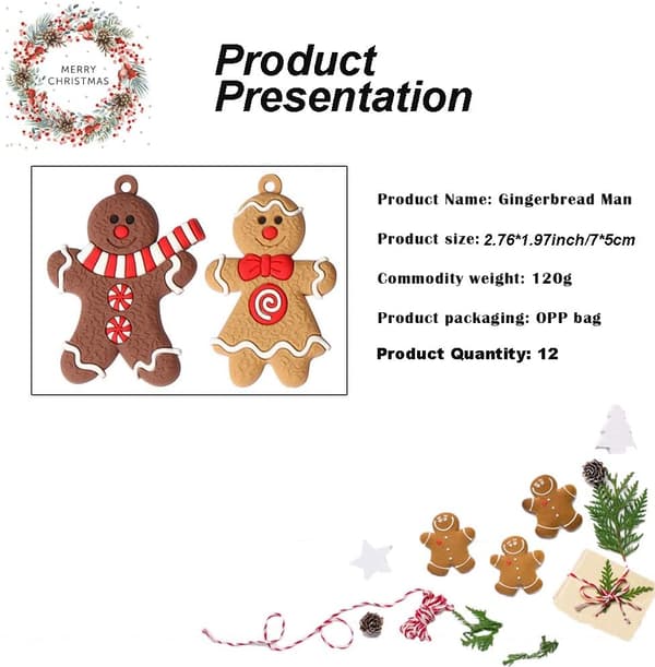 Stora pepparkaksgubbe-prydnader pepparkaka juldekor jul julgransprydnader julgransdekorationer B