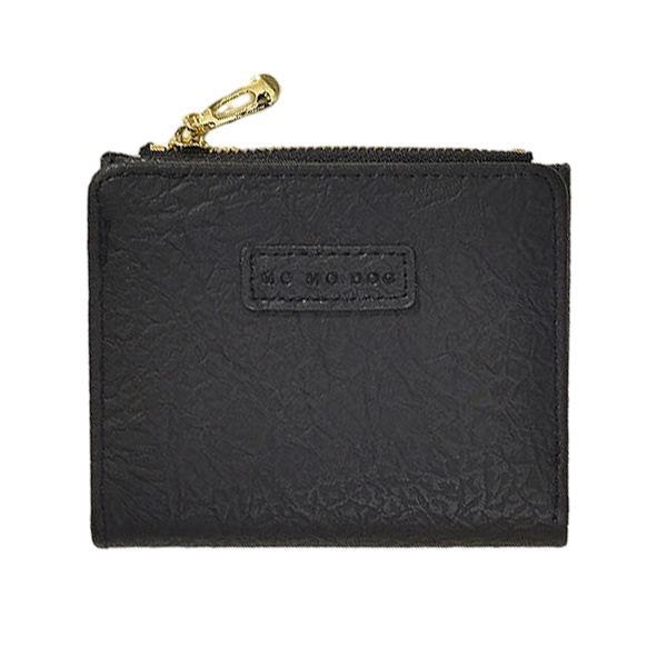 Liten bifold plånbok, PU-läder plånbok kontantficka kort