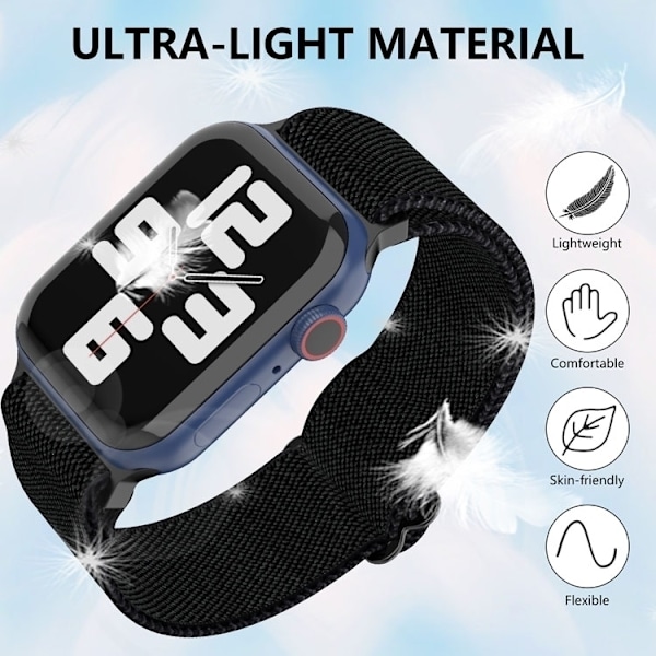 Apple Watch kompatibelt Nylon-armband GRÖN  42/44/45 mm Grön one size