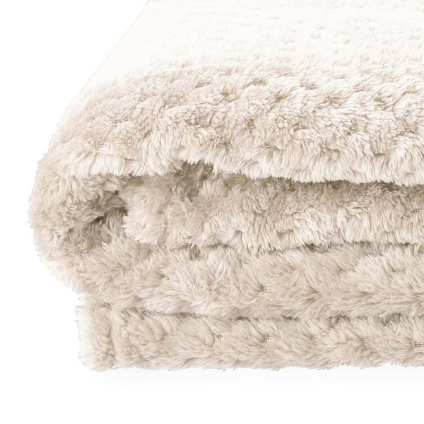 Tæppe 150X200cm - Sengetæppe Sofatæppe Hyggetæppe Quilt - Fluffy og Blødt - Polyester Navy Blå