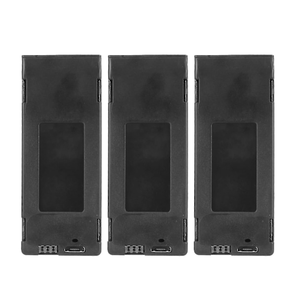 3 st Drönarbatteri 2600mAh 3,7V Uppladdningsbart Quadcopter Drönare Litiumbatteri För E88 För Borstlös Passar För S13 S1 App8gps 1800mAh