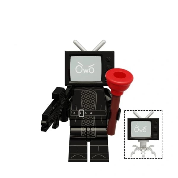 st./ set Skibidi Toalett Minifigur Figurer Byggklossar Leksaker—max