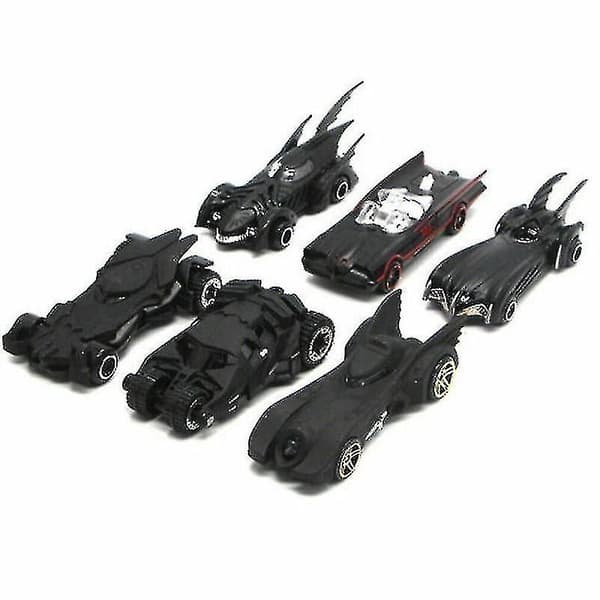 Sæt med 6 Batmobile legetøjsbiler i metal_max