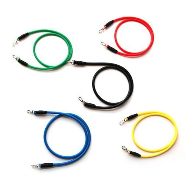 5-pack träningsband med handtag / motståndsband / gummiband 500