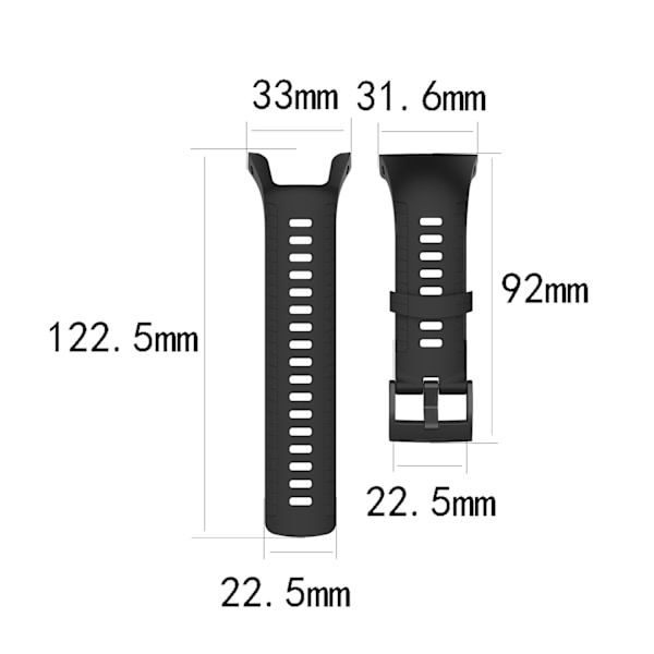 Suunto Ambit5 Peak silikone rem