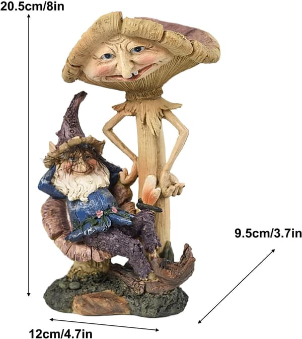 Hagegnompynt, Fantasifulle Soppstatuer for Utemiljø B