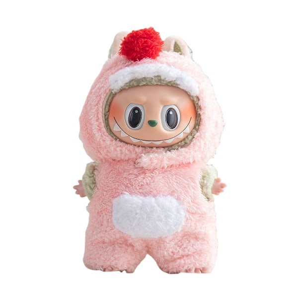 Söt Klänning Outfit Endast Kläder 17cm Hänge Ritning Godis Kjol Hårnål Labubu Nyckelring Babykläder Jul Unisex TVÄTTAD 11