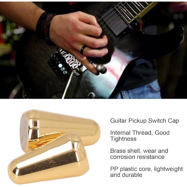 Gitar Pickup Switch Tips Switch 3 Way 5 Way Cap Switch Knop for ST TL Style Elgitarrer (GOLD) GOLD