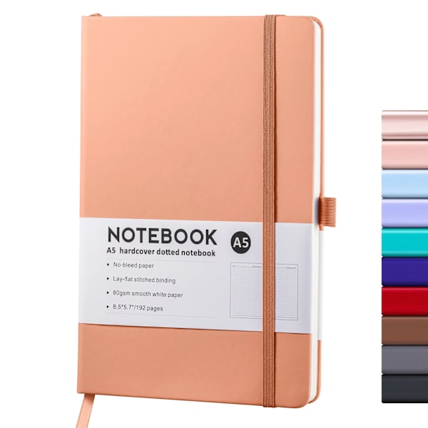 A5-skitsebogrem Notesbog Lille notesbog A6-notesbøger og tidsskrifter Brevpapir Dagbog Skriveblok Kontor Skoleartikler Pink A5