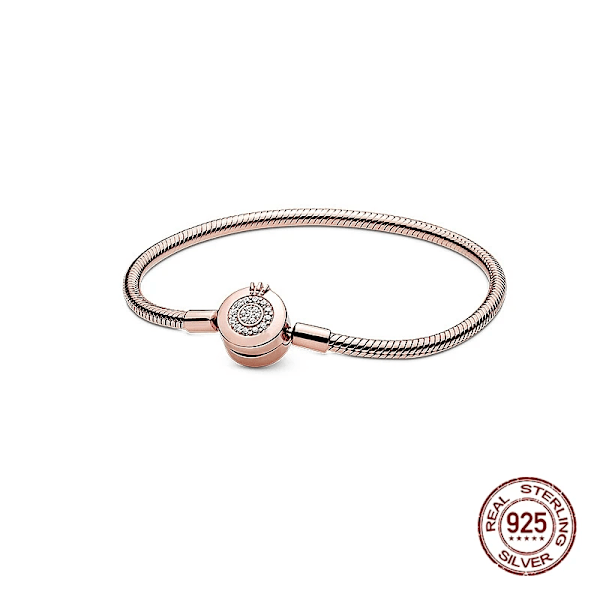 Uusi Kuuma Myynti 925 Sterling Hopea Rannekoru Kiiltävä Sydän Rannekoru Hetki Rannekoru Naisille Sopii Alkuperäiseen Charm Smykkeihin Rakkaus Lahja CPB025 20cm