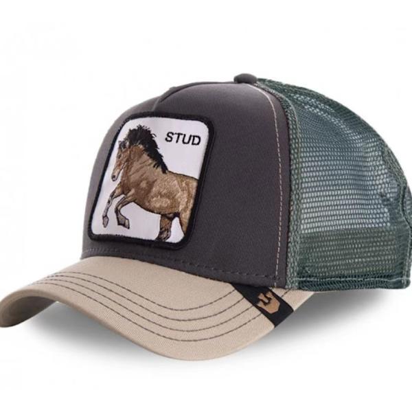 Verkkolippis brodeeratulla eläinkuvioinnilla, Snapback-lippis STUD STUD STUD_max STUD