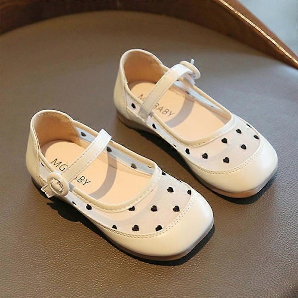 Prickiga Mesh-skor för Flickor, Barn Prinsesskor Sandaler Barn-Xin Vit White 27