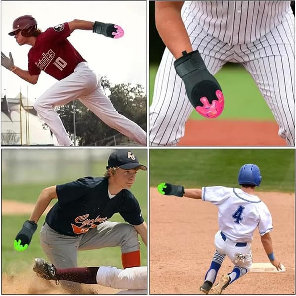 Basebollhandske för ungdomar, universell höger/vänster hand, skyddsutrustning, grön Green